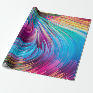 Papier Cadeau Série Color In Motion. Arrière - plan design de li