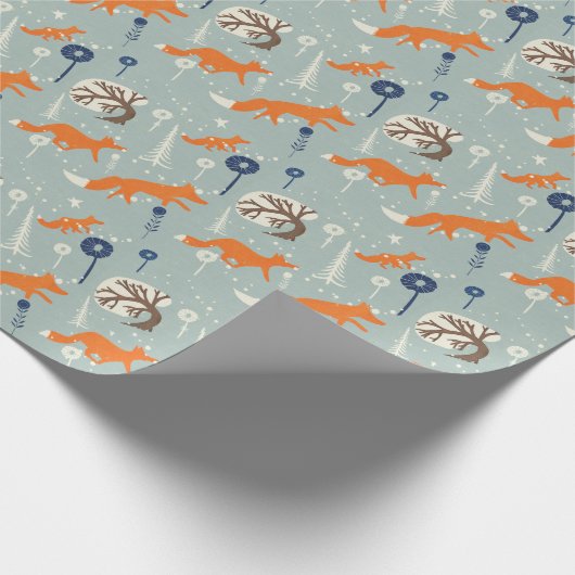 Papier Cadeau Série de Fox (Coin)