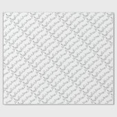 Papier Cadeau Série d'horizon de Chicago (Plat)