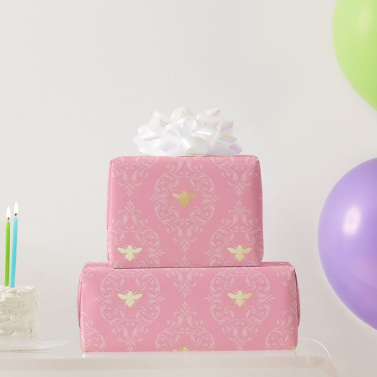 Papier Cadeau Série Princesse Abeille Design #3 (Cadeaux de fête)