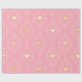 Papier Cadeau Série Princesse Abeille Design #3 (Plat)