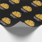 Papier Cadeau Sérieusement Dough Funny Baking Food Pun Dark BG (Coin)