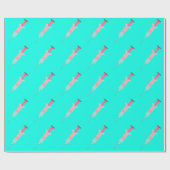 Papier Cadeau Seringue infirmière (Plat)