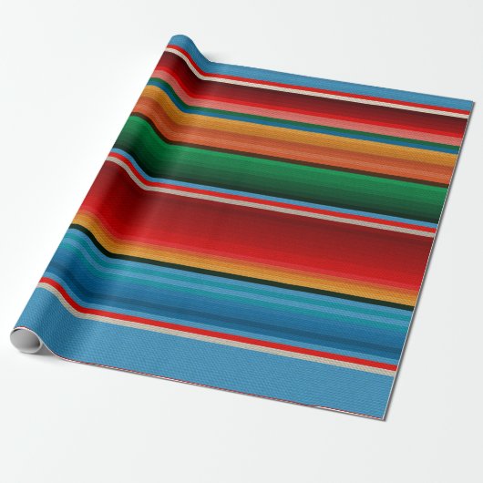 Papier Cadeau serpe mexicaine (Déroulé)