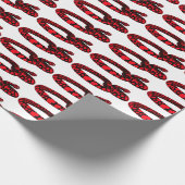 Papier Cadeau Serpent d'amour rouge (Coin)