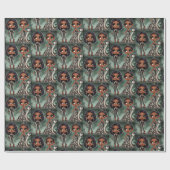 Papier Cadeau Serpent de couture du royaume animal (Plat)