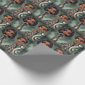 Papier Cadeau Serpent de couture du royaume animal (Coin)