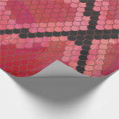 Papier Cadeau Serpent noir et rouge (Coin)
