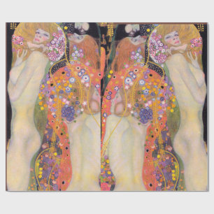 Papier Cadeau Serpents d'eau, Gustav Klimt