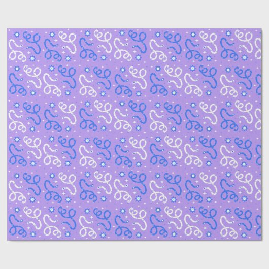 Papier Cadeau Serpents et étincelles (Plat)