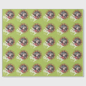 Papier Cadeau Serre Berry de vacances avec joie et sur mesure en (Plat)