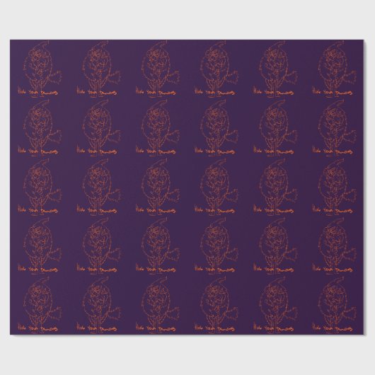 Papier Cadeau Serrez Vos Démons (Plat)