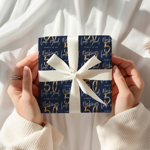 Papier Cadeau Serviettes de fête d'anniversaire or pour avoir l'