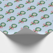 Papier Cadeau Servir Cette Raquette De Tennis De Noël (Coin)