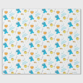 Papier Cadeau Sesame Street | Cookie Monster Birthday (Plat)