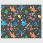 Papier Cadeau Sesame Street Pals Chalkboard Rainbow (Plat)