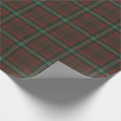 Papier Cadeau Seton Chasse Tartan écossais moderne (Coin)