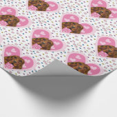 PAPIER CADEAU SETTER IRLANDAIS (Coin)