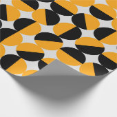 Papier Cadeau seventies style geometric pattern with half circle (Coin)