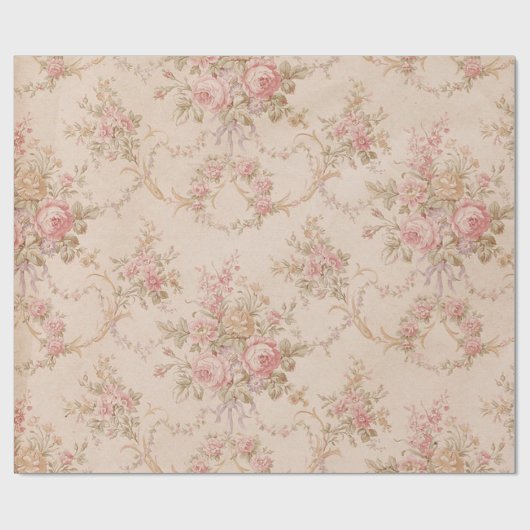 Papier Cadeau Shabby Chic (Plat)