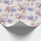 Papier Cadeau Shabby Chic Hydrangea Plaisir Floral (Coin)