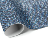 Papier Cadeau Shabby texture denim pour arrière - plan. Jeans bl (Coin rond)