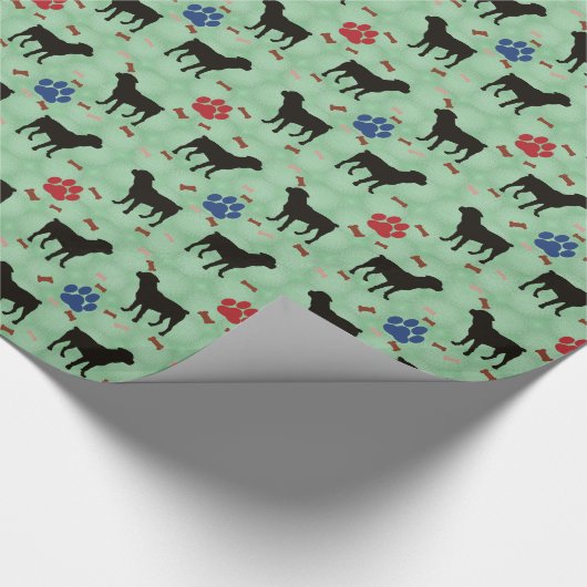 Papier Cadeau Shadow Rottweiler (Coin)