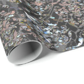 Papier Cadeau Shallipare III Royal Baroque Damas (Coin rond)