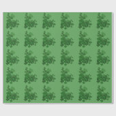 Papier Cadeau Shamrock de la Saint-Patrick (Plat)