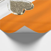 Papier Cadeau Shamrock d'or Clover Irish Flag Irlande Chic (Coin)