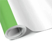 Papier Cadeau Shamrock d'or Clover Irish Flag Irlande Chic (Coin rond)