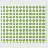 Papier Cadeau Shamrock vert d'Irlande Blessings (Plat)