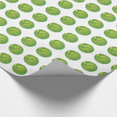 Papier Cadeau Shamrock vert d'Irlande Blessings (Coin)