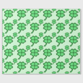Papier Cadeau Shamrocks (Plat)