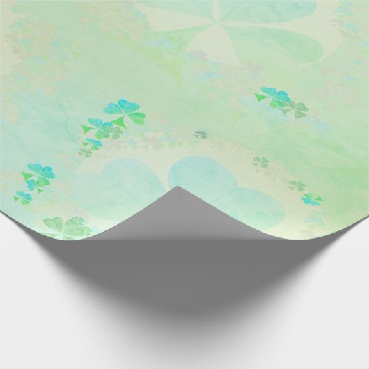 Papier Cadeau Shamrocks bruyants (Coin)