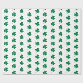 Papier Cadeau SHAMROCKS/papier d'emballage de St Patrick (Plat)