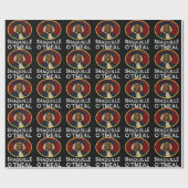 Papier Cadeau Shaquille avoine drôle mème (Plat)