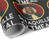 Papier Cadeau Shaquille avoine drôle mème (Coin rond)