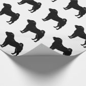 Papier Cadeau Shar Pei en silhouette (Coin)