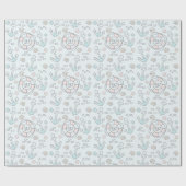 Papier Cadeau Shark C'est une fille (Plat)