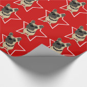 Papier Cadeau Sheba le bouledogue (Coin)