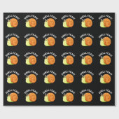 Papier Cadeau Shell Ouais Funny Snail Pun Dark BG (Plat)
