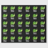 Papier Cadeau Shell Ouais Funny Tortoise Pun Dark BG (Plat)