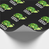 Papier Cadeau Shell Ouais Funny Tortoise Pun Dark BG (Coin)