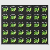 Papier Cadeau Shello There Funny Tortoise Pun Dark BG (Plat)