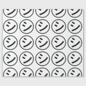 Papier Cadeau ㋛ Shi Kana Katakana Smiling Emoji / Emoticon (Plat)