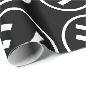 Papier Cadeau ㋛ Shi Kana Katakana Smiling Emoji / Emoticon (Coin rond)