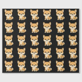 Papier Cadeau Shiba Inu (Plat)