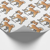 Papier Cadeau shiba inu (Coin)