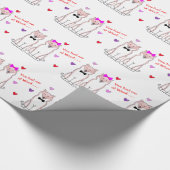 Papier Cadeau Shiba Inu vous m'avez eu chez Woof…. (Coin)